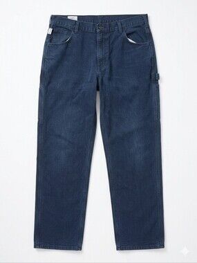 Carhartt Men's Dark Navy Bootcut Work Jeans
